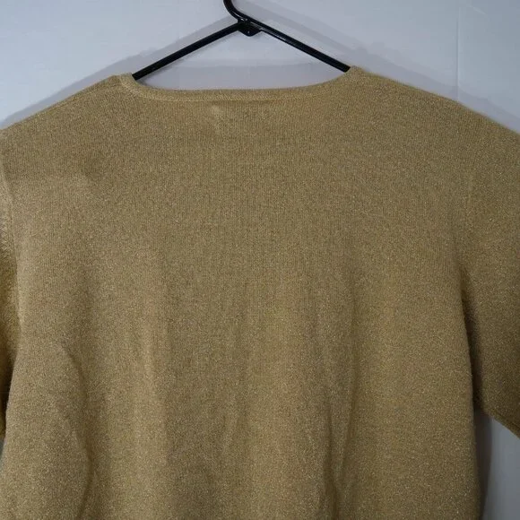 Vintage Worthington Sweater Womens 20W Plus Gold Pullover Casual EUC - Picture 6 of 7